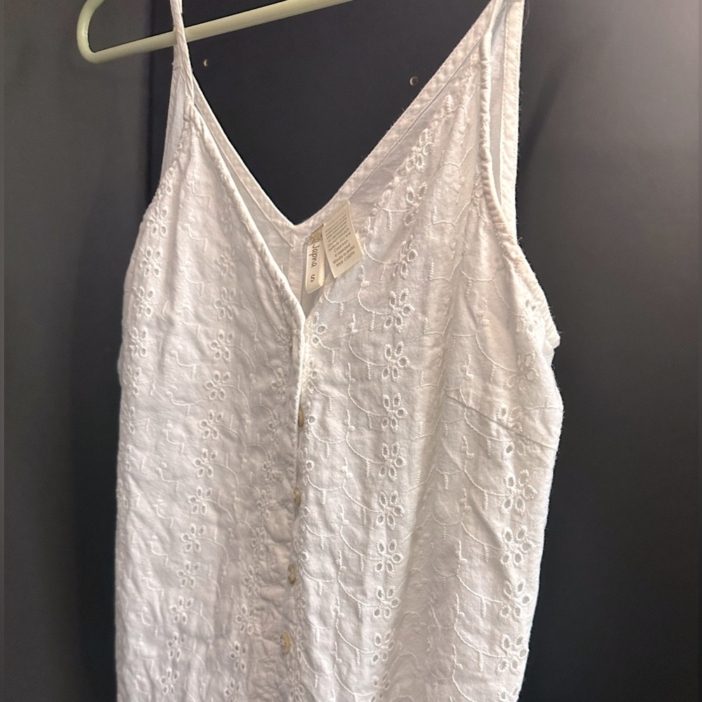Japana White Crop Top